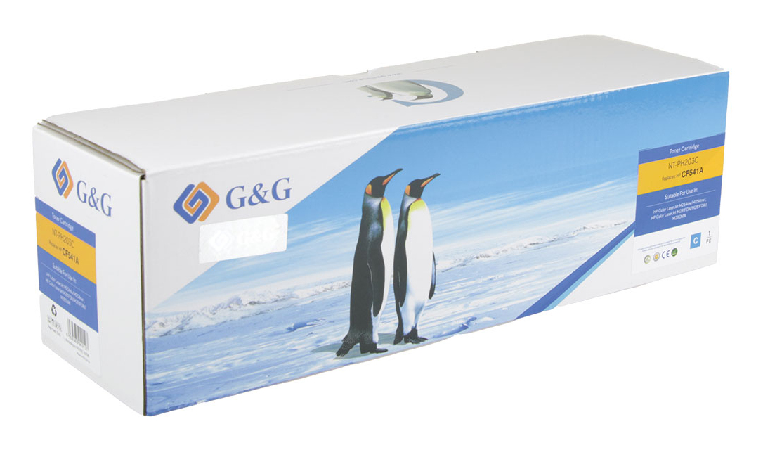 G&G 16054 Tonerkartusche kompatibel mit HP 203A/CF541A Cyan