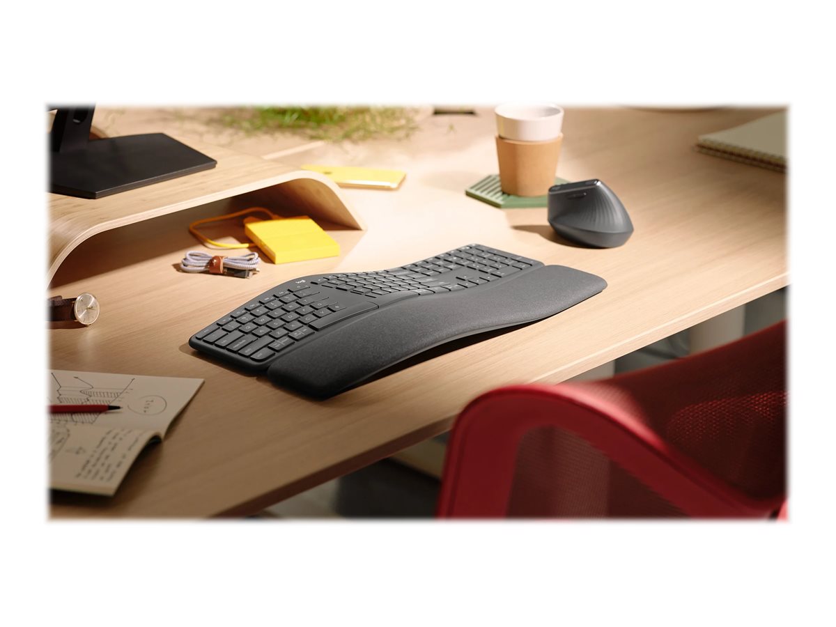 Logitech ERGO K860 Ergonomische Tastatur QWERTZ Graphit