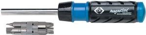 C.K Magnet-Knarrenschraubendreher, mit 9 Bits, umschaltbar bestehend aus: (T4829D)