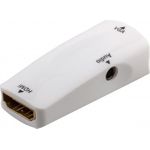 Wentronic Goobay Komapkter HDMI™ / VGA-Adapter inkl. Audio - HDMI™-Buchse (Typ A) auf VGA-Buchse + 3,5mm-Klinke-Buchse (44794)
