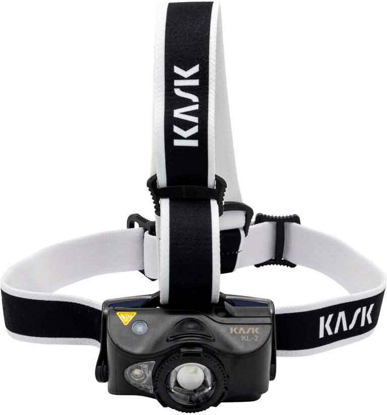 KASK WLA00002-240 KL-2 HEAD LAMP, 240-Black/White (WLA00002-240)