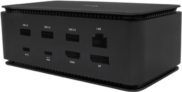 i-tec Metal USB4 Docking station Dual 4K HDMI DP with Power Delivery 80 W + Universal Charger 112 W (USB4DUALDOCK100W)