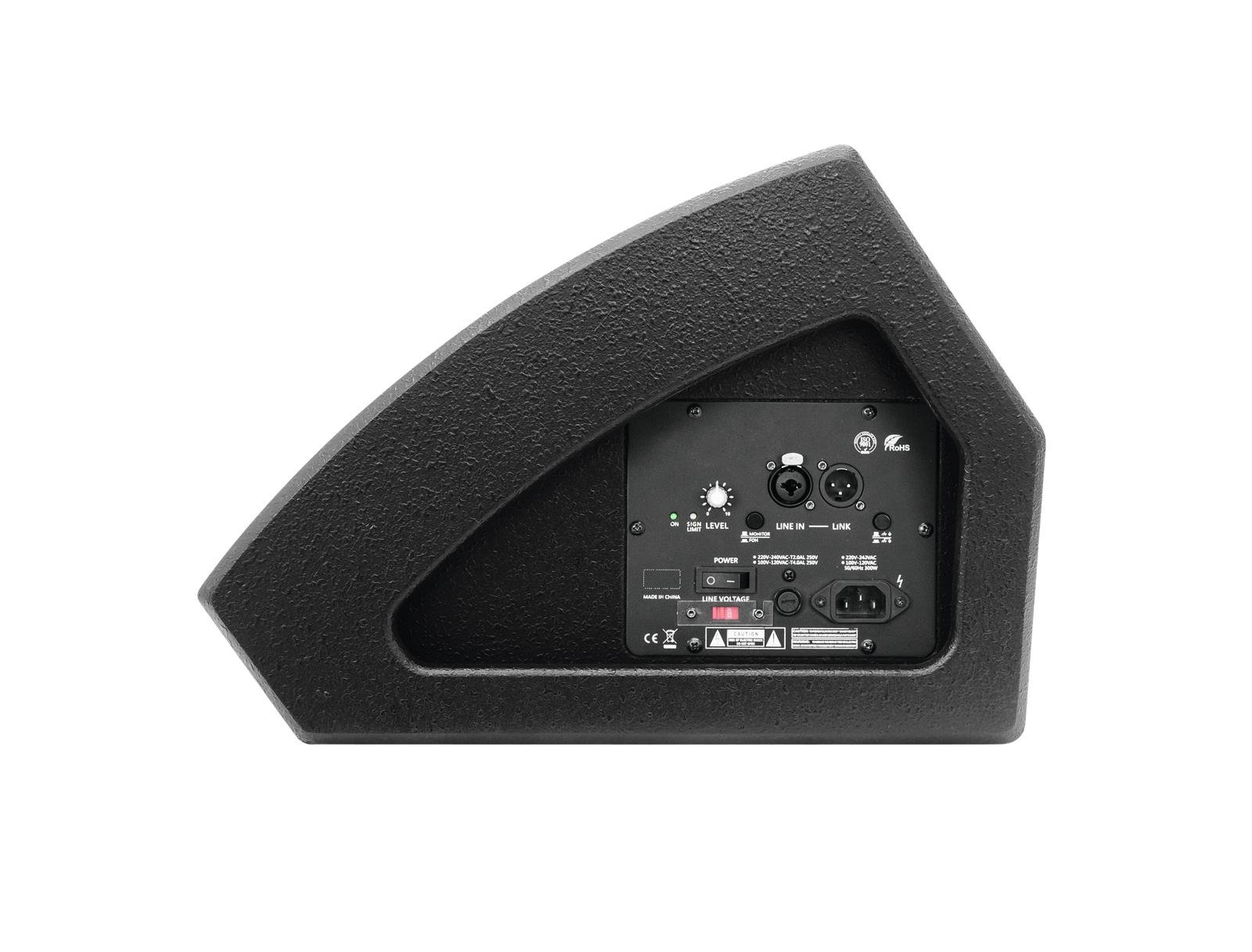 Omnitronic KM-110A Keilmonitor 10" 2-Wege Schwarz