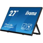 iiyama ProLite T2755QSC-B1, 68,6cm (27''), Projected Capacitive, USB, Kit (USB), schwarz Touchmonitor (16:9), Bildschirmdiagonale: 68,6 cm (27''), Touchscreen, Projected Capacitive, Multi Touch, Auflösung: 2560x1440 Pixel, VESA Mount (100x100 mm), Reaktionszeit: 5ms, Helligkeit 400cd, Blickwinkel 178/178°(H/V), Kontrast: 1000:1, Anschluß: USB, Display-Port, HDMI, inkl.: Kabel (USB, HDMI), Netzteil, Netzkabel, Standfuß, QSG, Farbe: schwarz (T2755QSC-B1) (B-Ware)