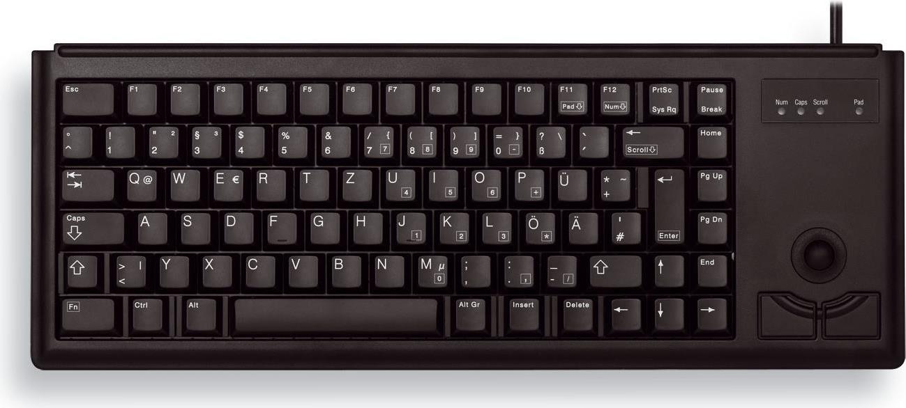 Cherry G84-4400 Slim (Französisches Tastaturlayout, schwarz) (G84-4400LPBFR-2)