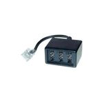 S-Impuls Western-Steck. 8/4 (RJ45) auf TAE-NFN-Kuppl. 0,1m (Bulkware) (TC 71280-8)