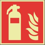 HEIN Industrieschilder HEIN 47220 BrandschutzschildHEIN_47220Feuer-löscher ASR KP 150x150mm (47220)