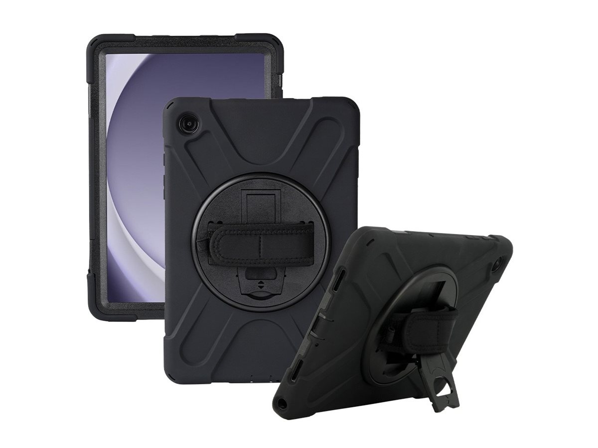 Mobilis All in Case Tablet-Schutzhülle für Samsung Galaxy Tab A11+ 11" mit Schulterriemen Schwarz