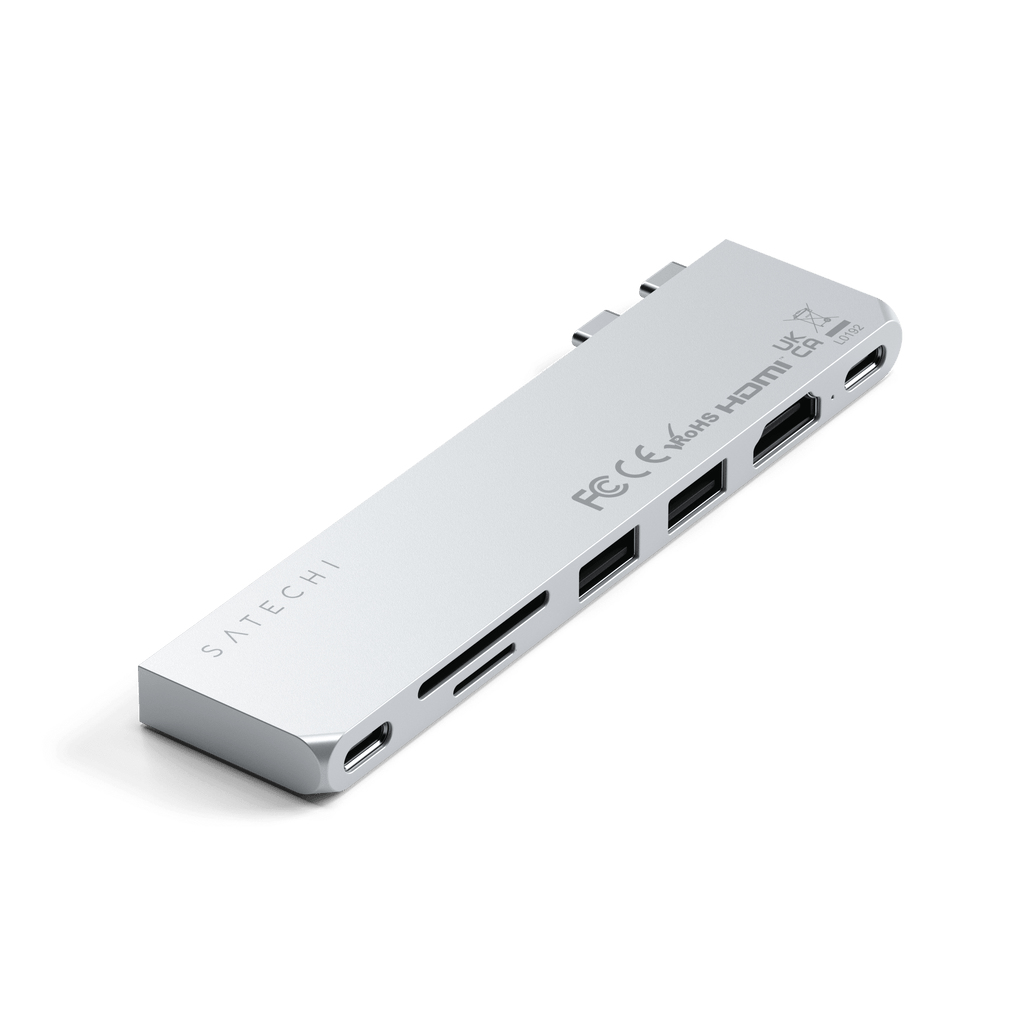 Satechi ST-HUCPHSS Dockingstation USB 3.2 Gen 2 Type-C Silber