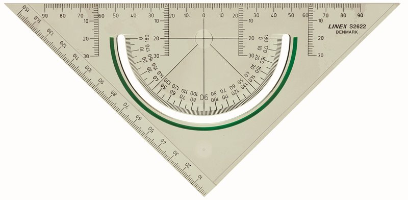 Linex Super Serie Geo-Dreieck S2622 22,5 cm Transparent