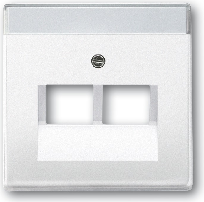 Busch Jaeger 1710-0-3164 Wandplatte/Schalterabdeckung Weiß (1710-0-3164)