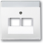 Busch Jaeger 1710-0-3164 Wandplatte/Schalterabdeckung Weiß (1710-0-3164)