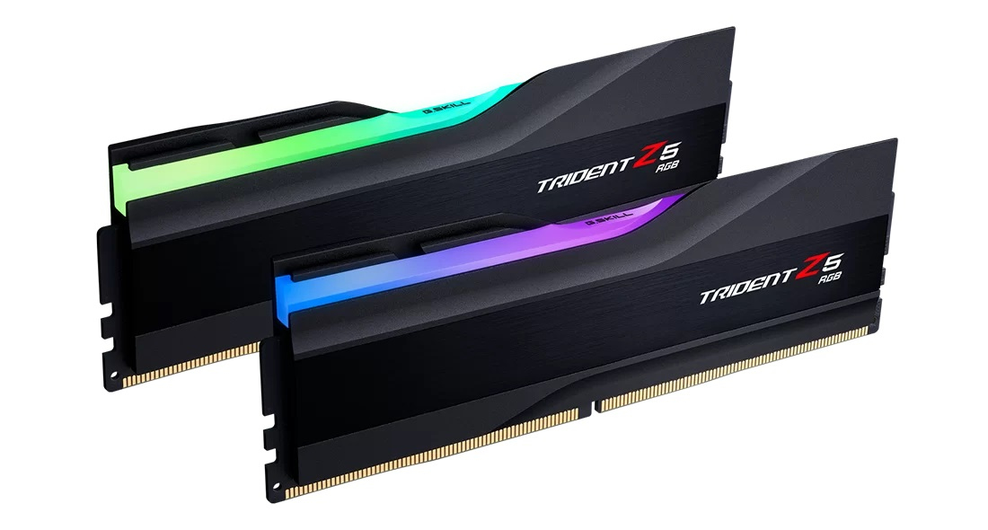 G.Skill Trident Z5 RGB DDR5 32 GB RAM (2 x 16 GB) 7200 MT/s CL34 Schwarz