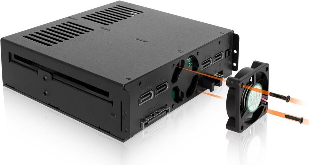 ICY DOCK ExpressCage MB324SP-B 4x 2.5" Backplane für 5.25" Schwarz
