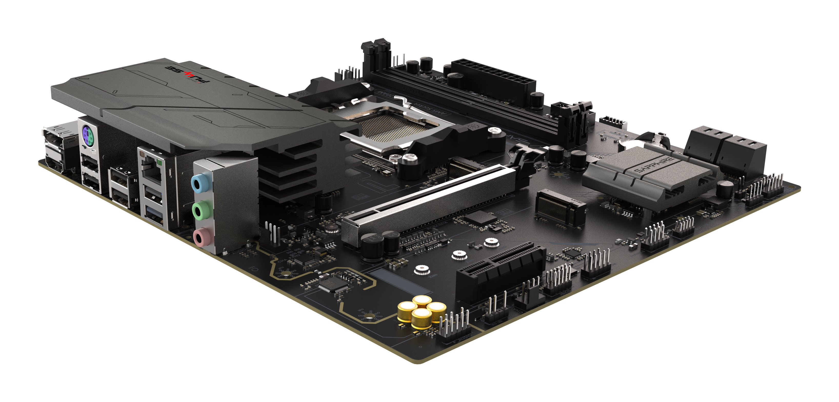 Sapphire PULSE A620AM Mainboard Sockel AM5 Micro-ATX DDR5 Schwarz