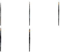 kangaro Haarpinsel 340, rund, Gr. 8, schwarz lackiert kurzer Holzstiel, Synthetikfasern, Aluminiumzwinge, - 1 Stück (K-844008)