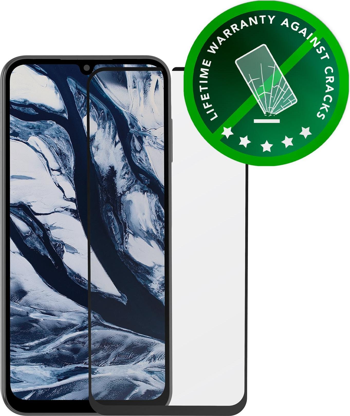 dbramante1928 Eco-shield Displayschutzfolie für Samsung Galaxy A15 Gehärtetes Glas (9H) Schwarz