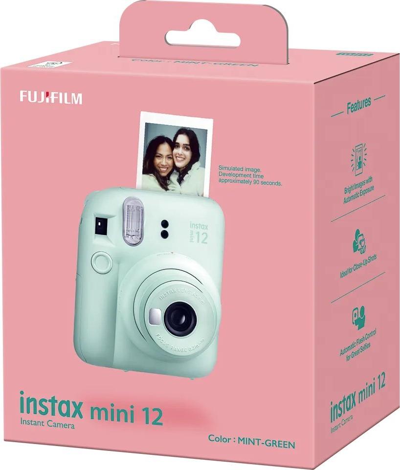 Fujifilm Instax Mini 12 Sofortbildkamera 60 mm Minzgrün