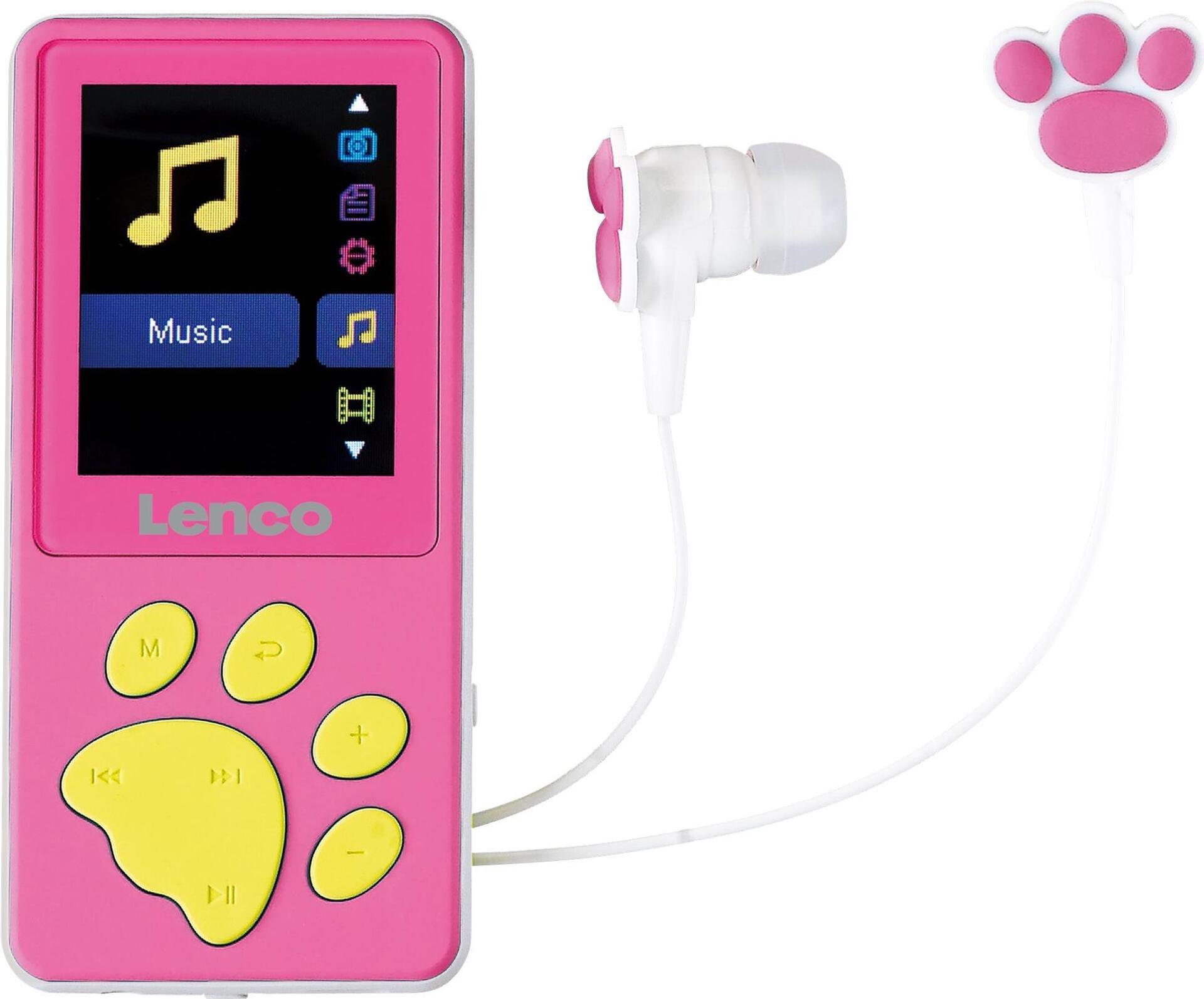 Lenco XEMIO-560PK MP3-/MP4-Player 8 GB Pink