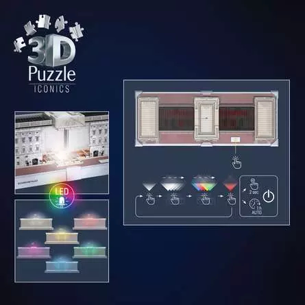 Ravensburger Iconics Buckingham Palace 3D-Puzzle mit LED 216 Teile