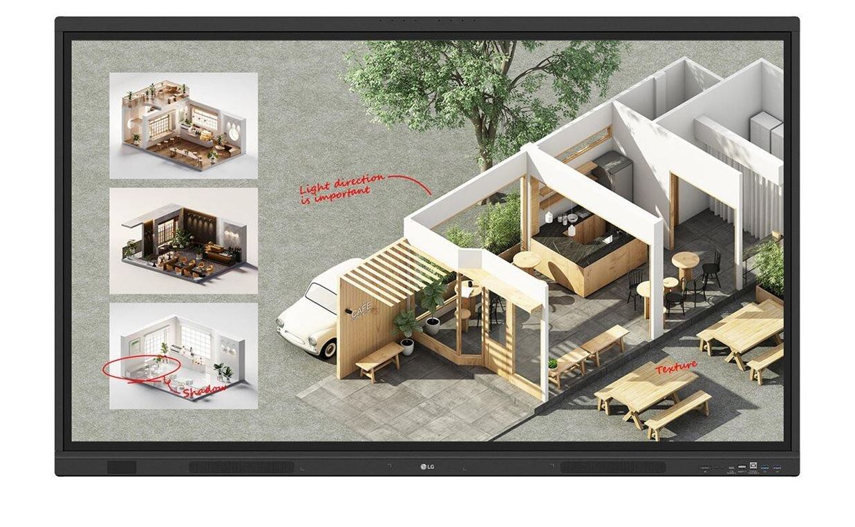 LG CreateBoard 55TR3DQ-B 55" 4K UHD Touch-Display TR3DQ Serie Schwarz