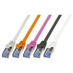LogiLink Patchkabel PrimeLine,Cat.7 Rohkabel, S/FTP, 2,0 m, grau geschirmt (PIMF), 4 x 2 AWG 26/7, Belegung: 1:1, Kupferader, - 1 Stück (CQ4052S)