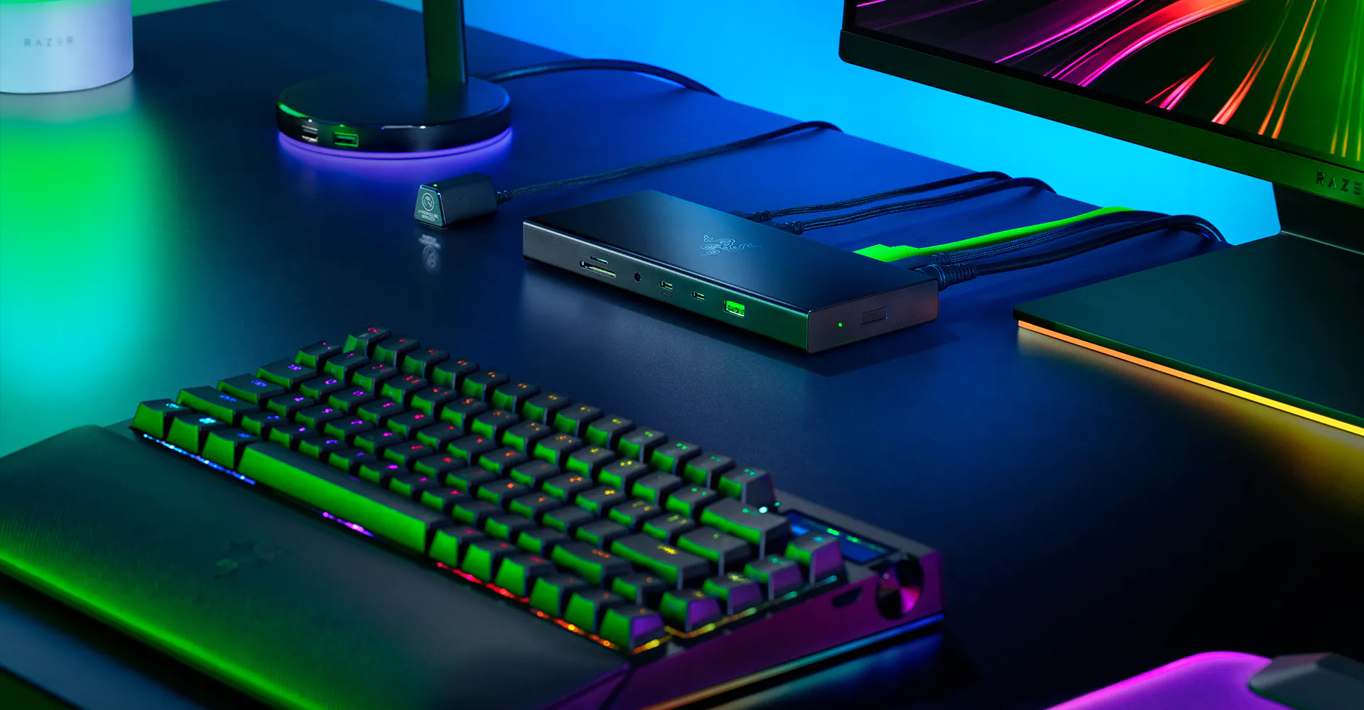 Razer USB 4 Dock Schwarz