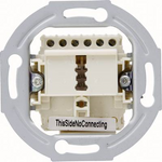 Kopp 1 Stück Einsatz TAE-Steckdose Aluminium 33369390 (33369390)