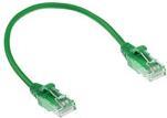 ACT Green 1.5 meter LSZH U/UTP CAT6 datacenter slimline patch cable with RJ45 connectors CAT6 U/UTP SLIMLINE GN 1.50M (DC9751)