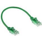 ACT Green 1.5 meter LSZH U/UTP CAT6 datacenter slimline patch cable with RJ45 connectors CAT6 U/UTP SLIMLINE GN 1.50M (DC9751)
