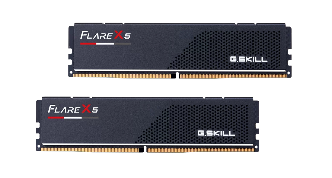 G.Skill Flare X5 DDR5 32 GB RAM 2 x 16 GB 6000 MHz CL30 Low Profile Schwarz