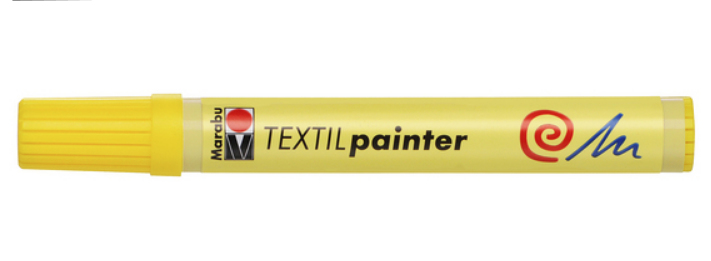 Marabu Textil Painter Textilmarker Rundspitze 2-4 mm Gelb