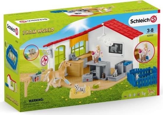 Schleich Farm World Tierarzt-Praxis mit Haustieren Mehrfarbig