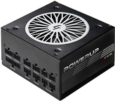 Chieftec Chieftronic PowerUp Netzteil 650 W 20+4 pin ATX ATX Schwarz (GPX-650FC)