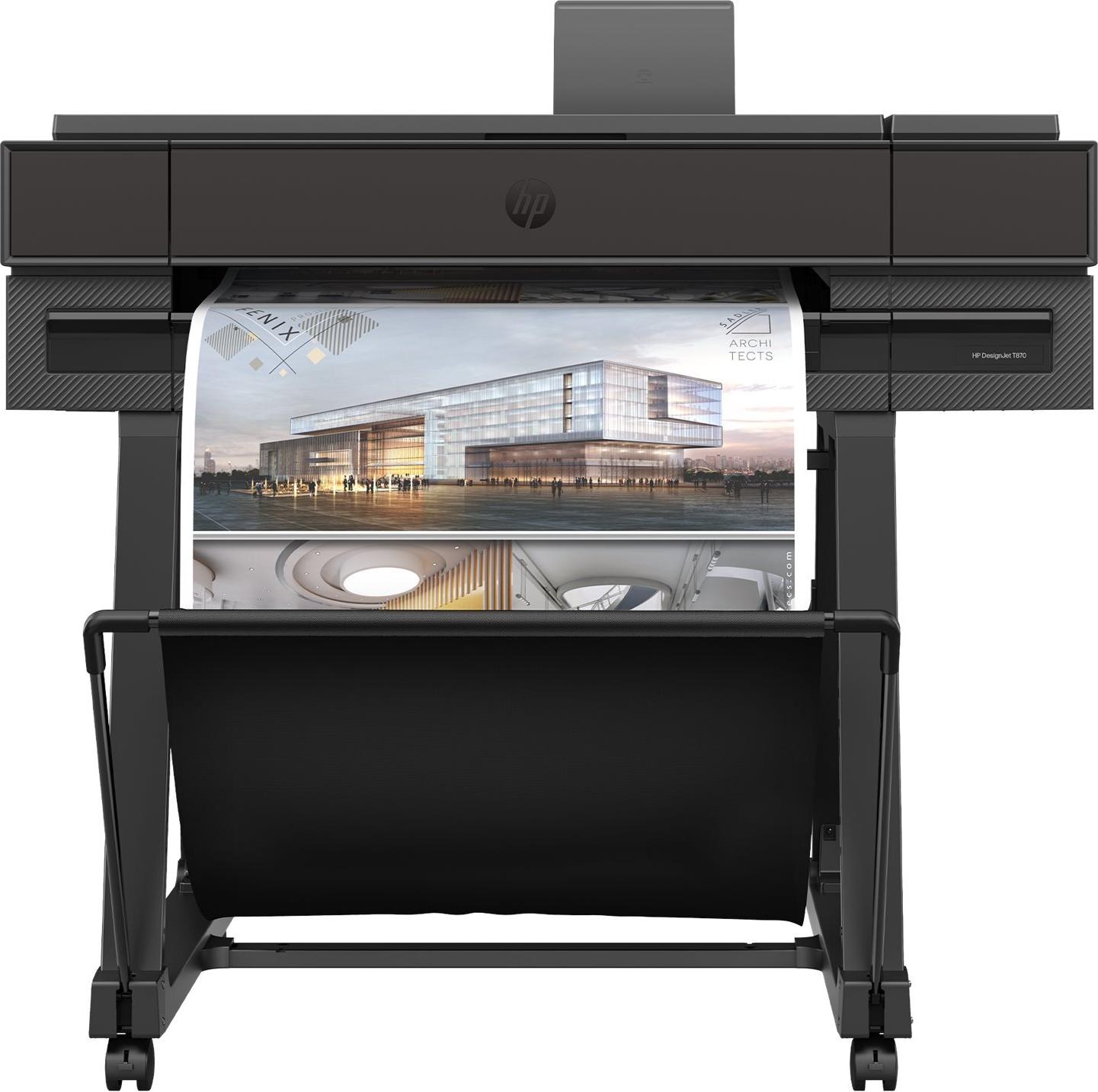 HP DesignJet T870 24" Großformatdrucker Schwarz