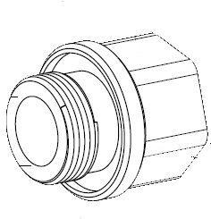 Bosch ADAPTER, M25 TO 3/4"  (MIC-M25XNPT34)