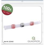 Quadrios 22C462 Stoßverbinder mit Schrumpfschlauch 0.5 mm² 1.0 mm² Vollisoliert Rot 1 Set (22C462)