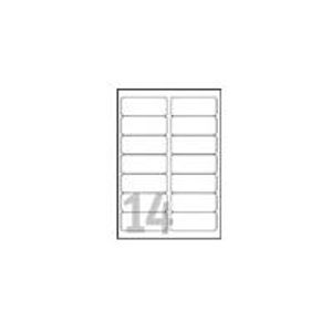 Avery High Visibility Labels - Permanentklebeetiketten - Neongelb - 99,1 x 38... - Avery High Visibility Labels - Permanentklebeetiketten - Neongelb - 99,1 x 38...