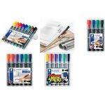 Staedtler Lumocolor Permanent-Marker Schwarz (350 WP8)