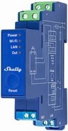 Shelly · Hutschiene · "Pro Dimmer 0/1-10V PM" · Messfunktion · WLAN · LAN · BT (Shelly_Pro_Dimmer_0/1-10V_PM)
