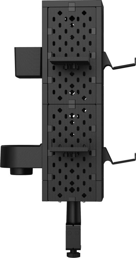 uRage Pegboard, Lochplatte für Gaming, modulares Set, Wand-/Tischmontage, Schwarz (00186081)