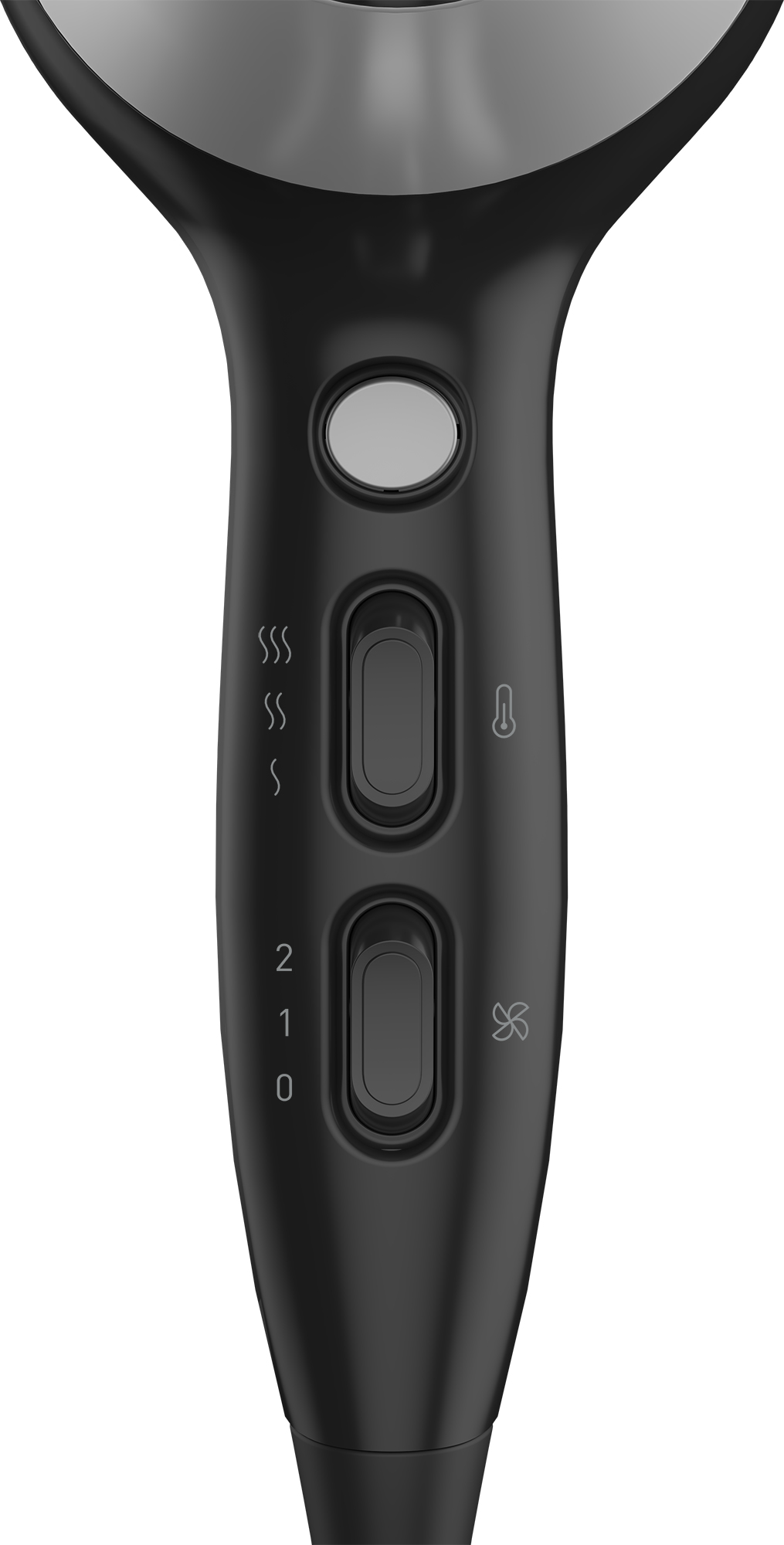 Grundig HD 6080 B Haartrockner 2200 W Schwarz, Silber