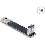 Delock USB 10 Gbps Adapter Typ-A Buchse zu Stecker gewinkelt 90° (67423)