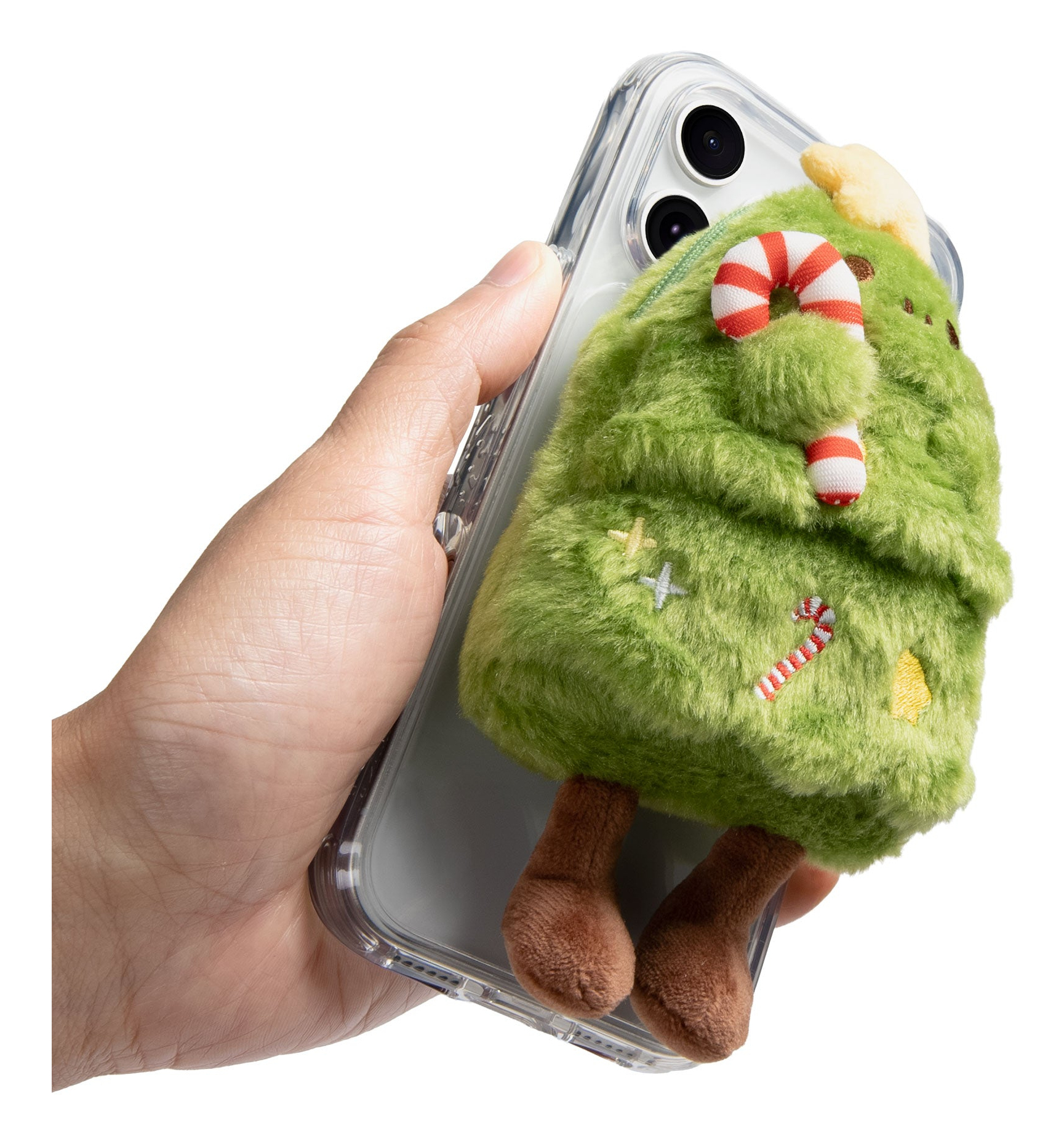 Laut International MAGMOJI Wallet for MagSafe – Xmas Tree Mehrfarbig