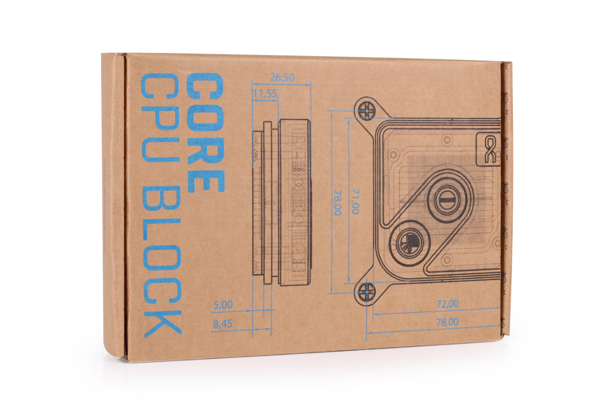 Alphacool Core 1 Aurora CPU-Wasserblock Silber