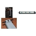 Brennenstuhl Premium-Line Technik Steckdosenleiste 6-fach schwarz/lichtgrau 3m H05VV-F 3G1,5 2-fach schaltbar spezielle Steckdosenanordnung für Netzgeräte (1951560600)