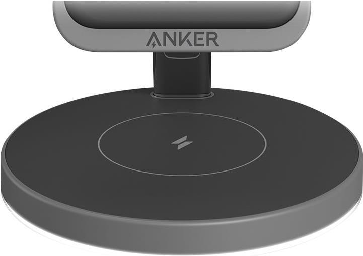 Anker 633 Magnetic Wireless Charger (MagGo), 2-in-1-Ladegerät, 25 W, weiß
