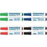 FRANKEN Flipchart-Marker farbig sortiert rot gruen blau schwarz (Z2203)