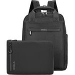 Golla Set aus Rucksack und Laptop-Sleeve 14 Zoll, Black (76463)
