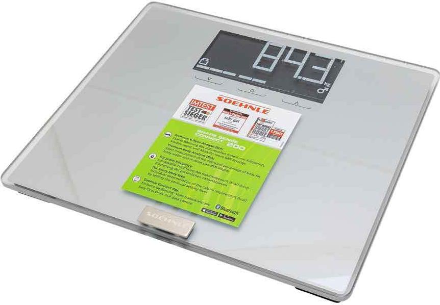 Soehnle Shape Sense Connect 200 Personenwaage Silber
